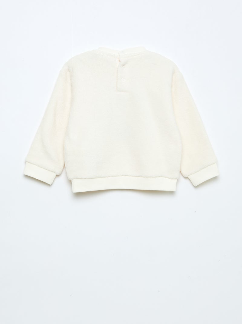 Conjunto de pijama 'Miffy' em polar Branco - Kiabi