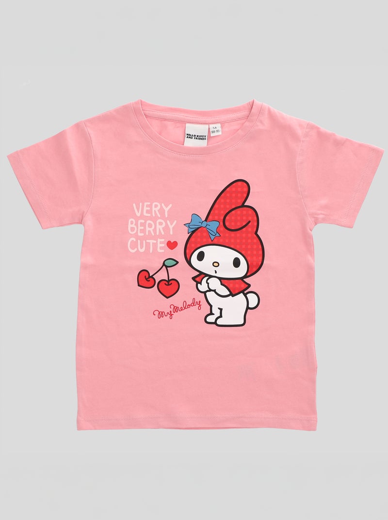 Conjunto de pijama 'My melody' em algodão Rosa - Kiabi