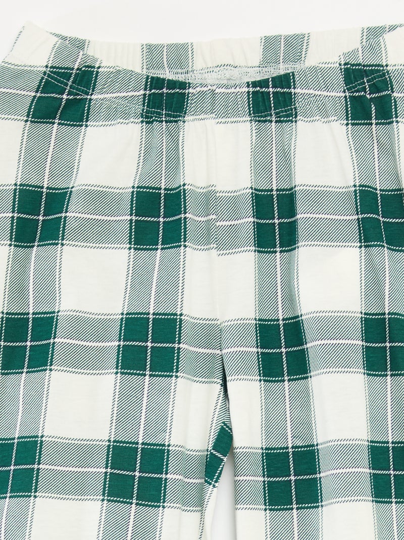 Conjunto de pijama Natal 'Disney' 'Bambi' em jersey de algodão Verde - Kiabi