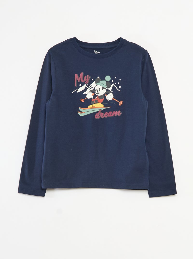 Conjunto de pijama Natal 'Disney' 'Mickey' Azul - Kiabi