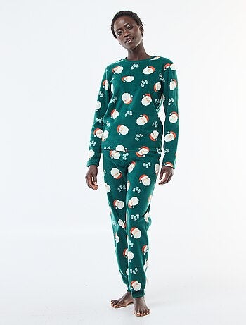 Conjunto de pijama "Natal" em micropolar