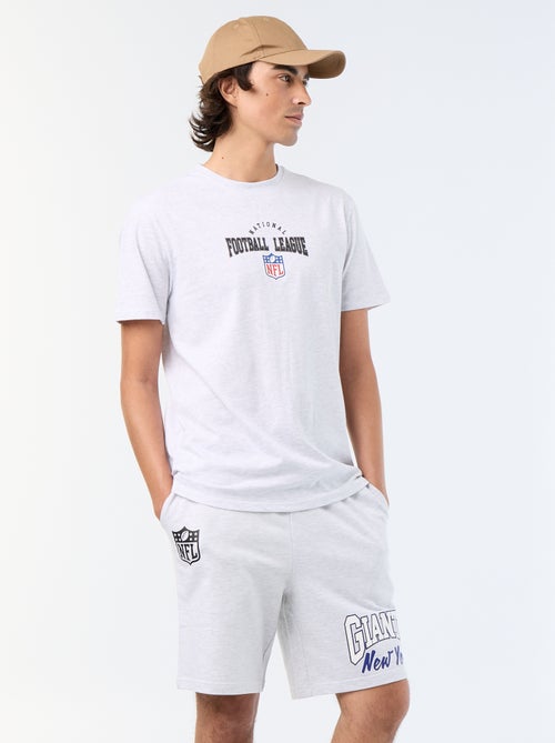 Conjunto de pijama 'NFL' t-shirt + calções - 2 peças - Kiabi