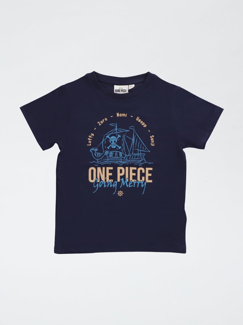 Conjunto de pijama 'One Piece' em algodão Cinza - Kiabi