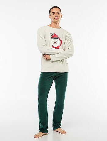 Conjunto de pijama Pai Natal