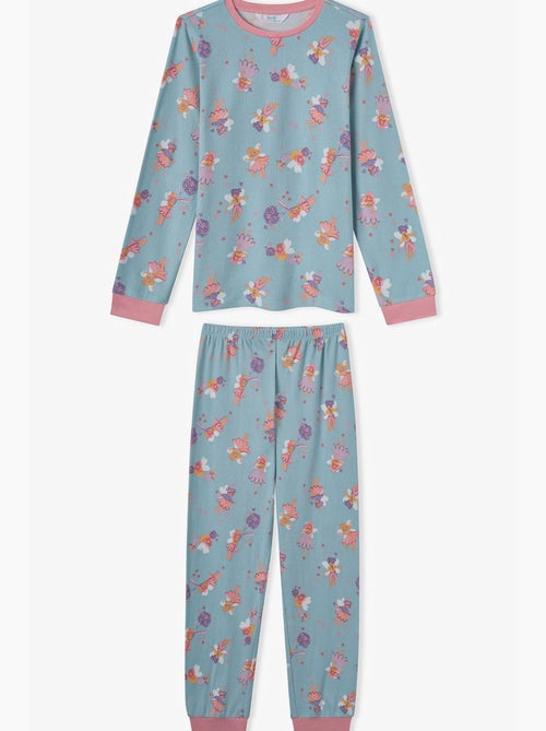 Conjunto de pijama para menina fairy bloom de manga comprida penti - Kiabi