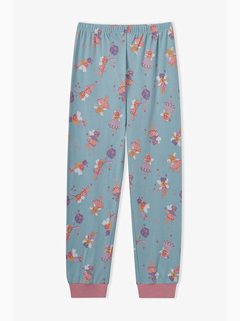 Conjunto de pijama para menina fairy bloom de manga comprida penti Azul Rosa - Kiabi