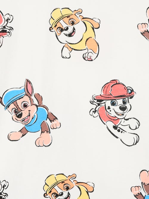 Conjunto de pijama 'Patrulha Pata' com padrão integral em algodão - Kiabi