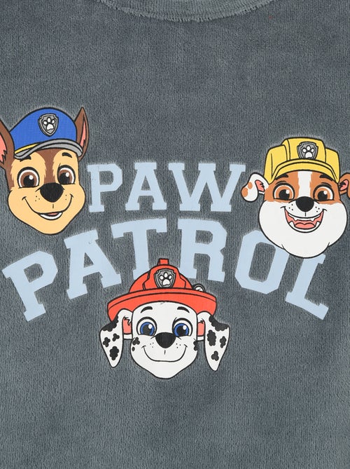 Conjunto de pijama 'Patrulha Pata' T-shirt de manga comprida + calças de veludo - 2 peças - Kiabi