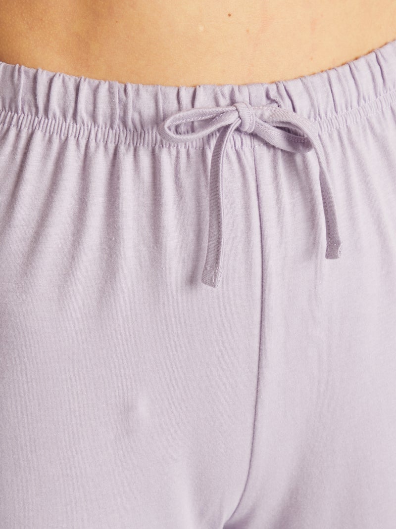 Conjunto de pijama 'Peach' 'Mario' 'Nintendo' t-shirt + calças - 2 peças VIOLETA - Kiabi