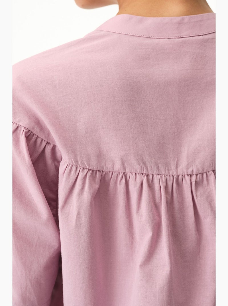 Conjunto de pijama petal de manga curta e calção penti Rosa - Kiabi