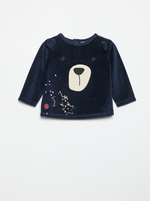 Conjunto de pijama 'Petit Béguin' de 2 peças - Kiabi Conjunto de pijama 'Petit Béguin' de 2 peças - Kiabi