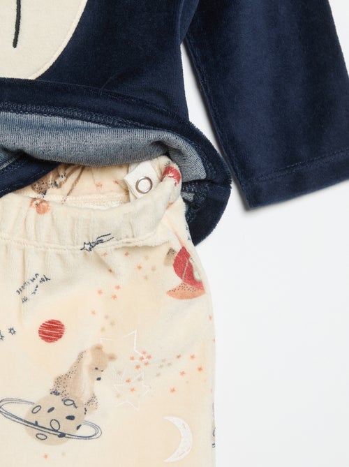 Conjunto de pijama 'Petit Béguin' de 2 peças - Kiabi Conjunto de pijama 'Petit Béguin' de 2 peças - Kiabi