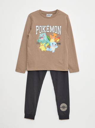 Conjunto de pijama 'Pokémon' - 2 peças