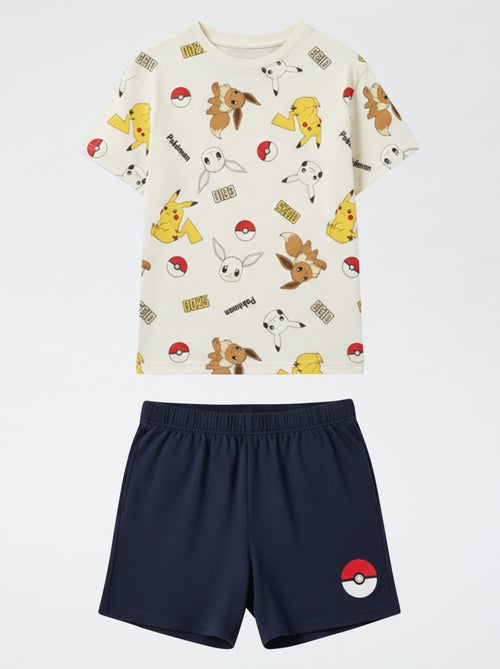 Conjunto de pijama 'Pokémon' em algodão - Kiabi