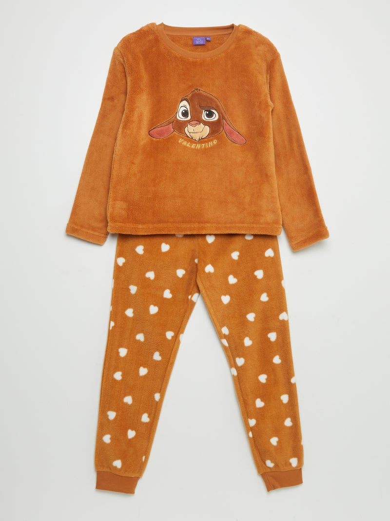 Conjunto de pijama polar 'Asha' 'Disney' - 2 peças CASTANHO - Kiabi