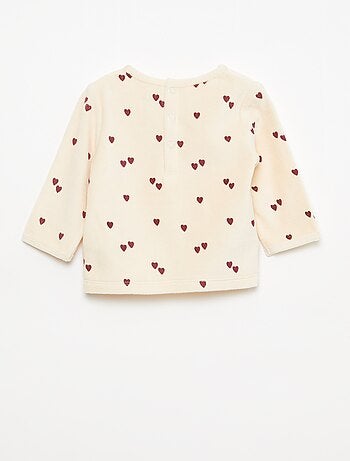 Conjunto de pijama polar com pés - 2 peças