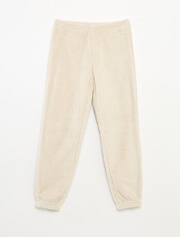 Conjunto de pijama polar comprido sweat + calças - 2 peças