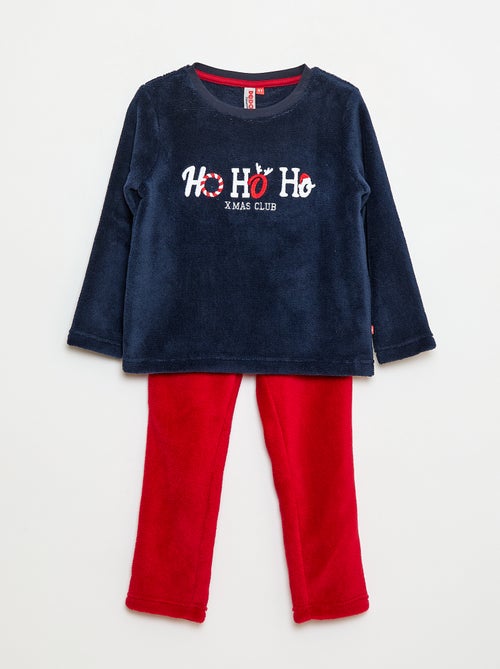 Conjunto de pijama polar de Natal - 2 peças - Kiabi