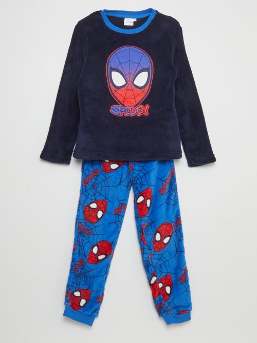 Conjunto de pijama polar 'Homem-Aranha' - 2 peças - Kiabi