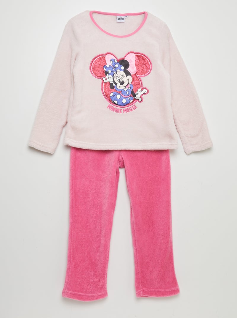 Conjunto de pijama polar 'Minnie' - 2 peças ROSA - Kiabi