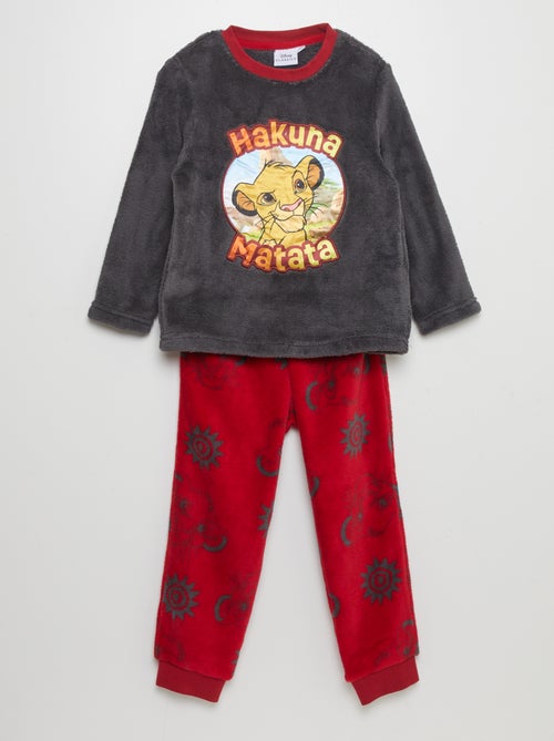 Conjunto de pijama polar 'O Rei Leão' - 2 peças - Kiabi