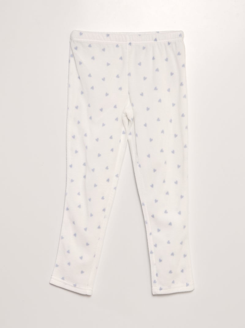 Conjunto de pijama polar 'Pinguim' - 2 peças AZUL - Kiabi