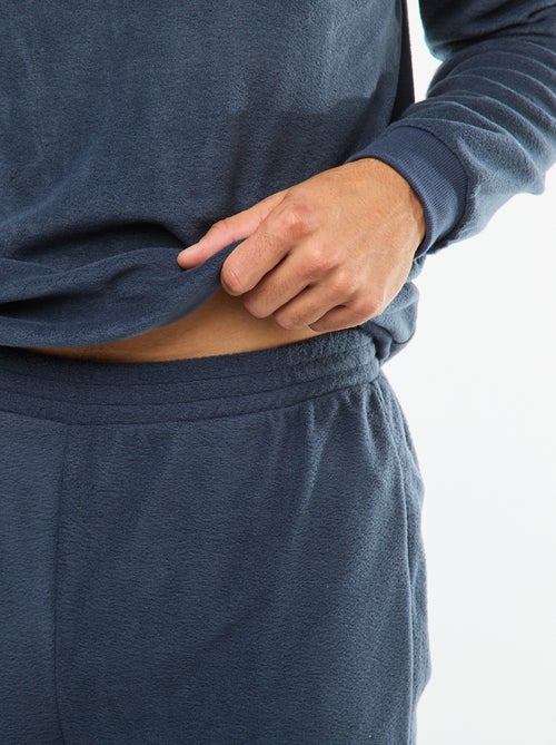 Conjunto de pijama polar, t-shirt + calças - 2 peças - Kiabi