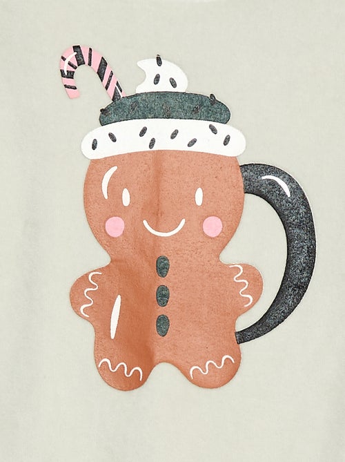 Conjunto de pijama polar t-shirt + calças - 2 peças - Kiabi