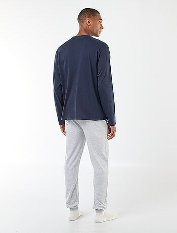Conjunto de pijama 'Schtroumpf' em algodão