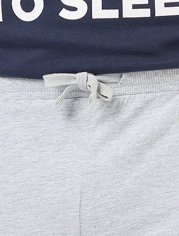 Conjunto de pijama 'Schtroumpf' em algodão