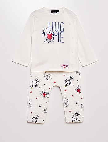 Conjunto de pijama 'Snoopy' - 2 peças