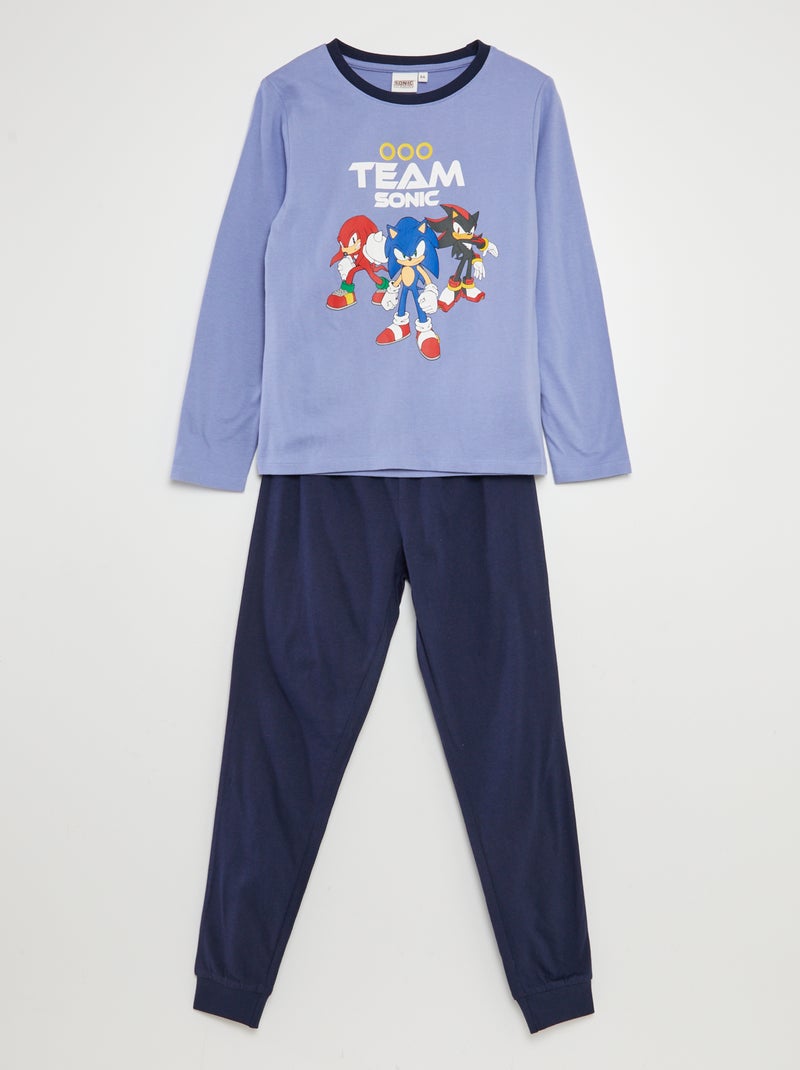Conjunto de pijama 'Sonic' - 2 peças AZUL - Kiabi