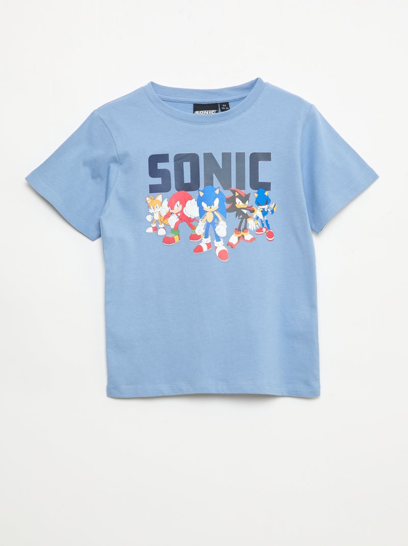 Conjunto de pijama 'Sonic' em algodão Azul - Kiabi
