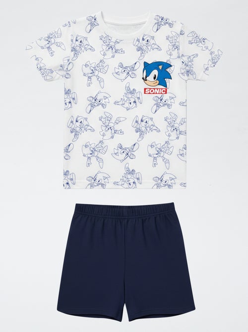 Conjunto de pijama 'Sonic' em algodão - Kiabi