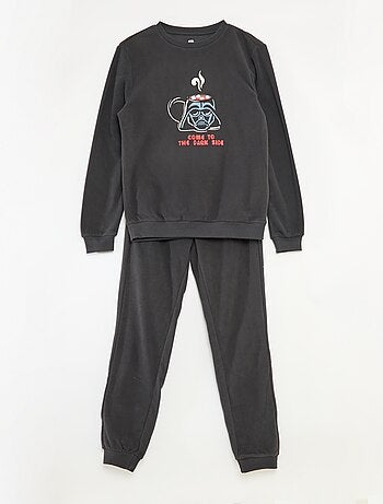 Conjunto de pijama 'Starwars' em polar algodão
