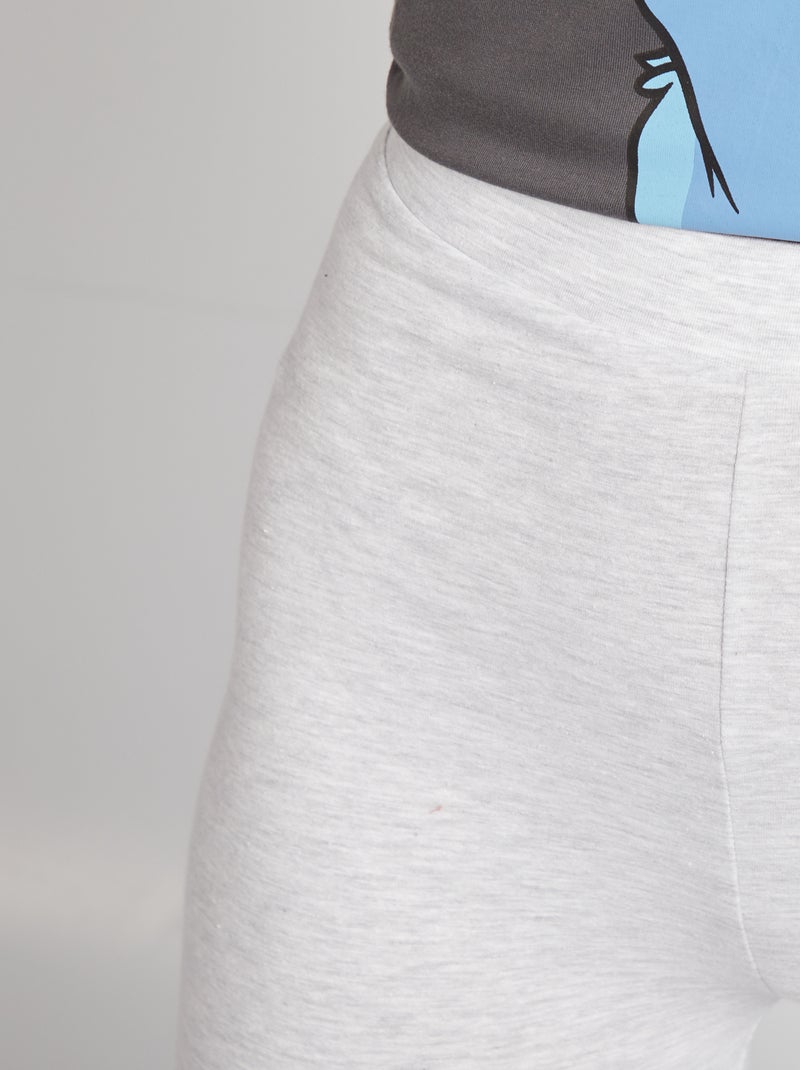 Conjunto de pijama 'Stitch' - 2 peças CINZA - Kiabi