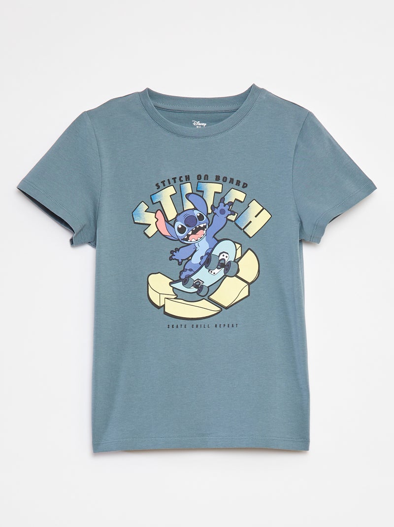 Conjunto de pijama 'Stitch' calções + t-shirt - 2 peças Azul - Kiabi