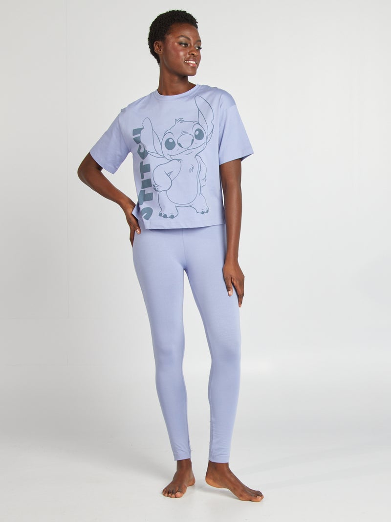 Conjunto de pijama 'Stitch' 'Disney' - 2 peças AZUL - Kiabi