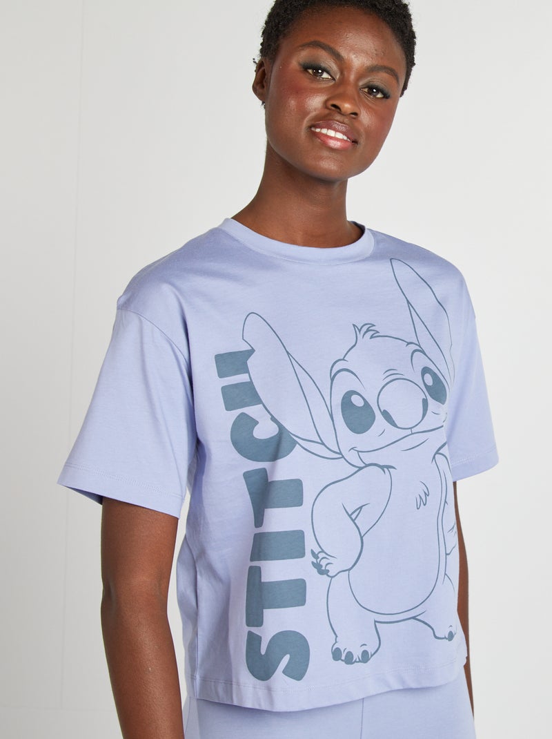 Conjunto de pijama 'Stitch' 'Disney' - 2 peças AZUL - Kiabi