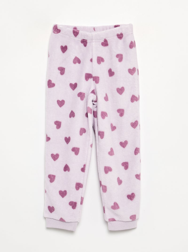 Conjunto de pijama 'Stitch' 'Disney' de polar - 2 peças Violeta - Kiabi