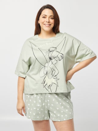 Conjunto de pijama 'Stitch' t-shirt + calção - 2 peças
