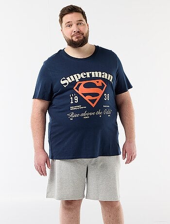 Conjunto de pijama 'Superman' calções + t-shirt - 2 peças