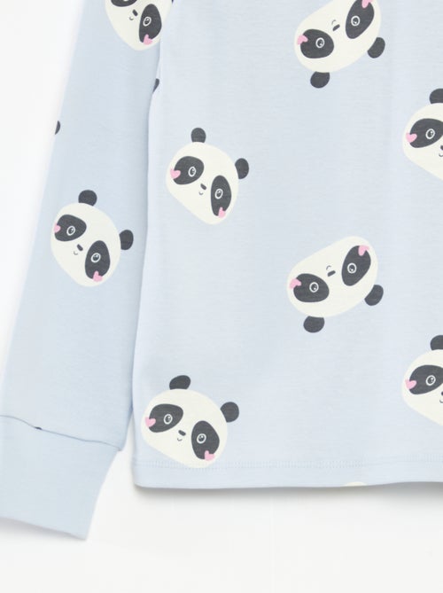 Conjunto de pijama t-shirt + calças  -  2 peças - Kiabi