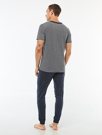 Conjunto de pijama t-shirt + calças - 2 peças