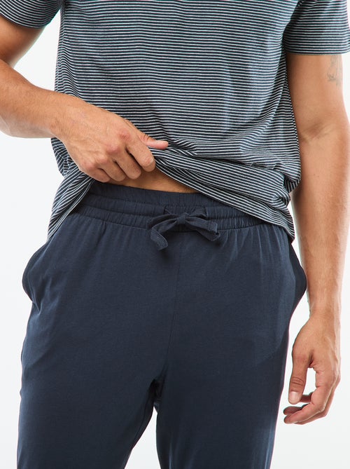 Conjunto de pijama t-shirt + calças - 2 peças - Kiabi