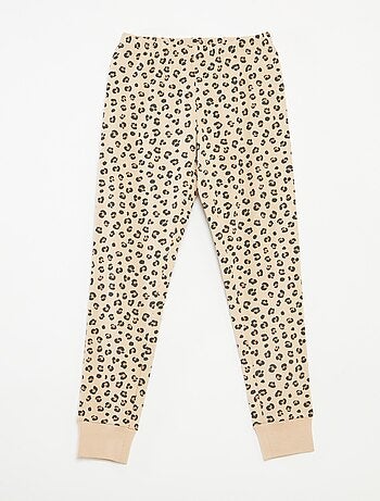Conjunto de pijama t-shirt + calças - 2 peças
