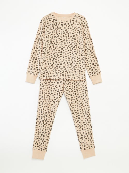 Conjunto de pijama t-shirt + calças  -  2 peças - Kiabi