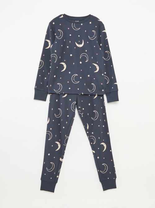 Conjunto de pijama t-shirt + calças  -  2 peças - Kiabi
