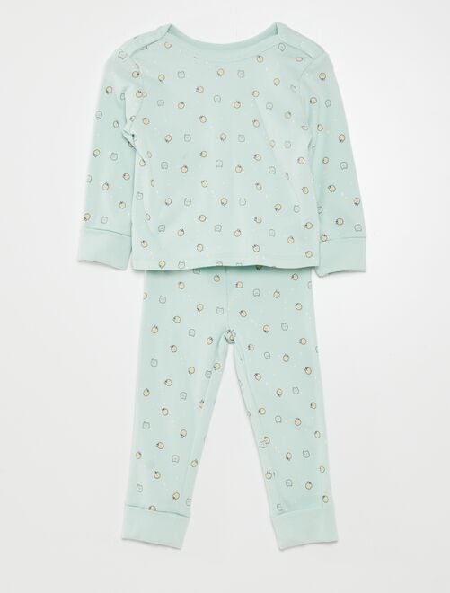 Conjunto de pijama t-shirt + calças  - 2 peças - Kiabi