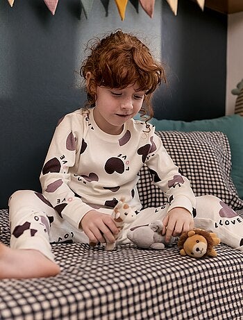 Conjunto de pijama t-shirt + calças - 2 peças